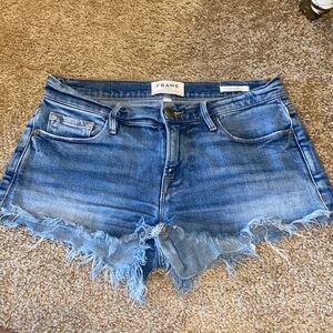 Frame Denim Blue Jean Shorts